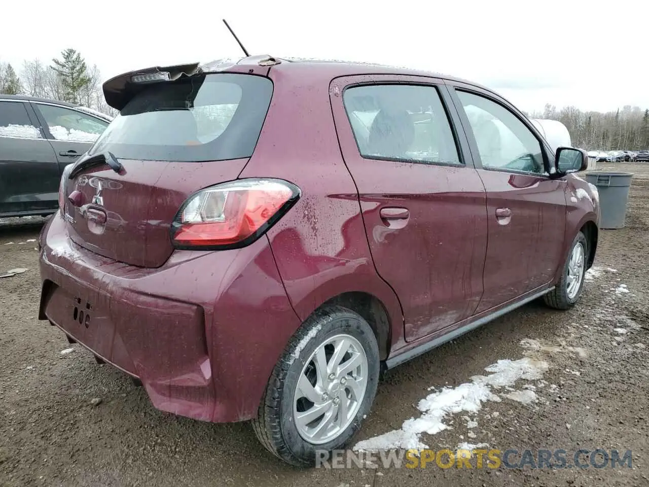 3 Фотография поврежденного автомобиля ML32AUHJ6RH035847 MITSUBISHI MIRAGE 2024