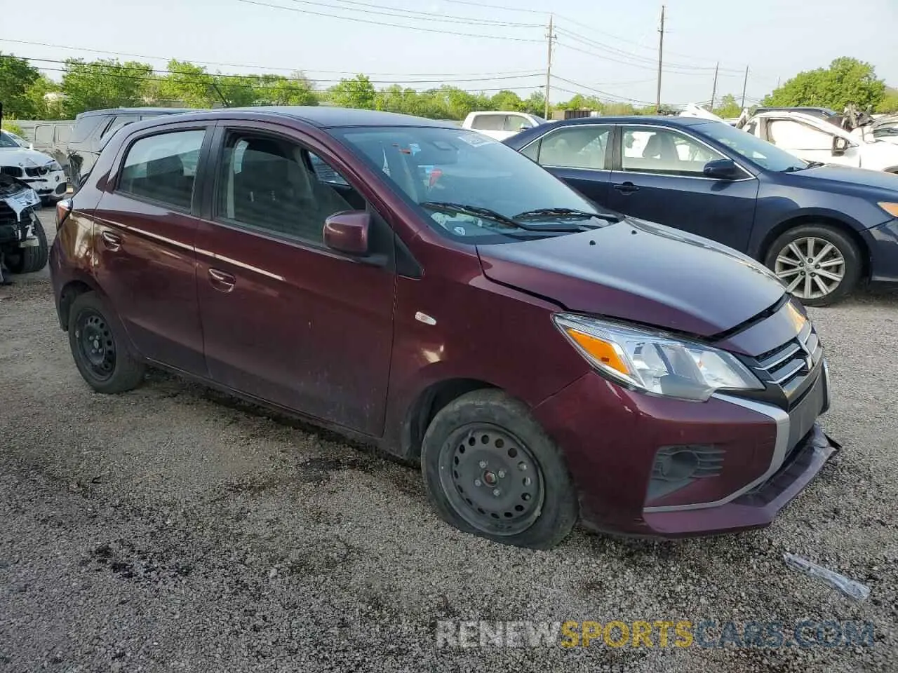 4 Фотография поврежденного автомобиля ML32AUHJ7RH005191 MITSUBISHI MIRAGE 2024