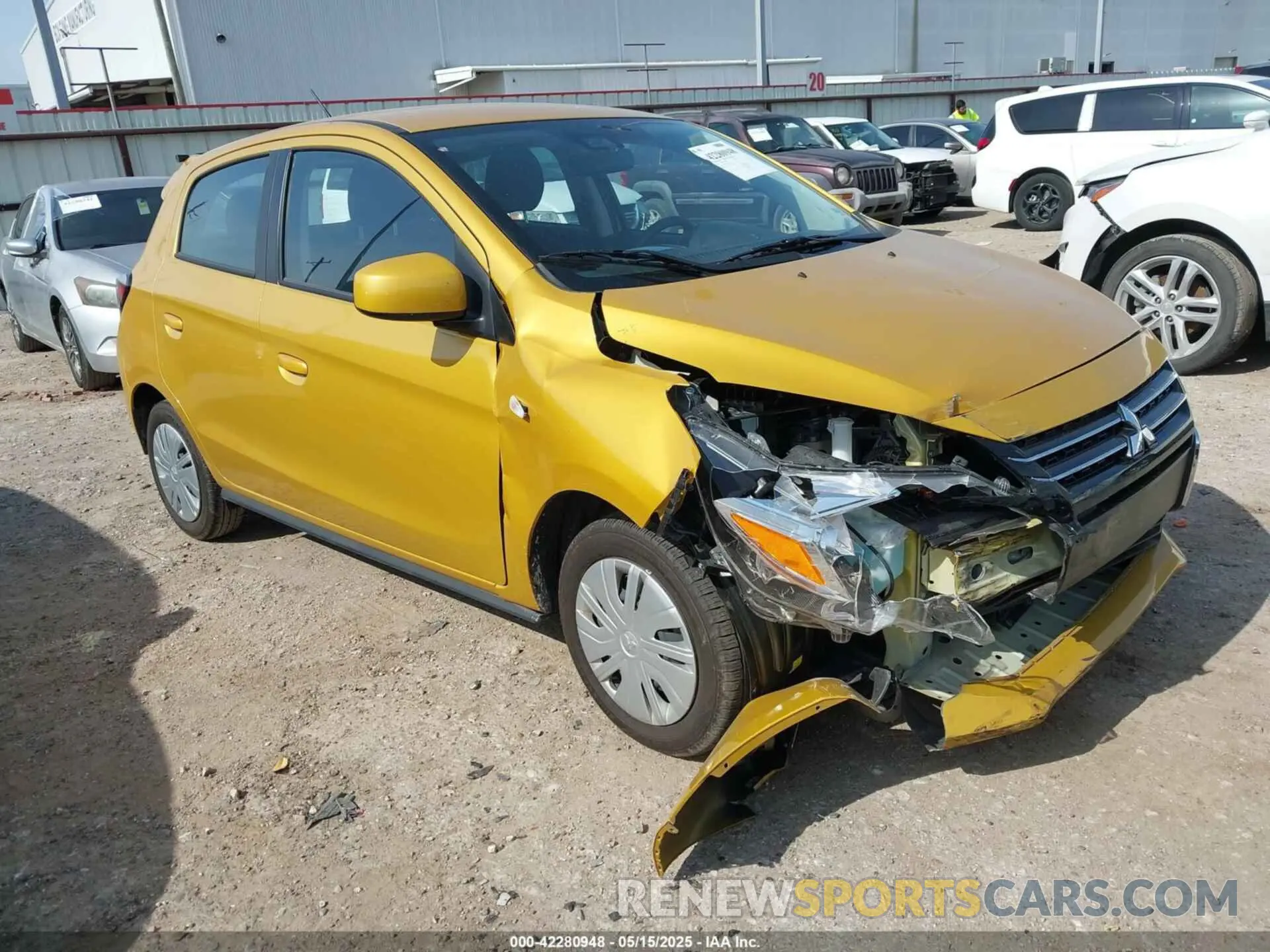 1 Фотография поврежденного автомобиля ML32AUHJ7RH006423 MITSUBISHI MIRAGE 2024