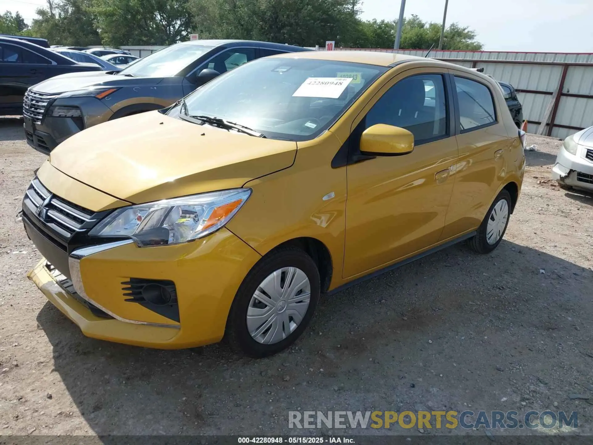2 Фотография поврежденного автомобиля ML32AUHJ7RH006423 MITSUBISHI MIRAGE 2024