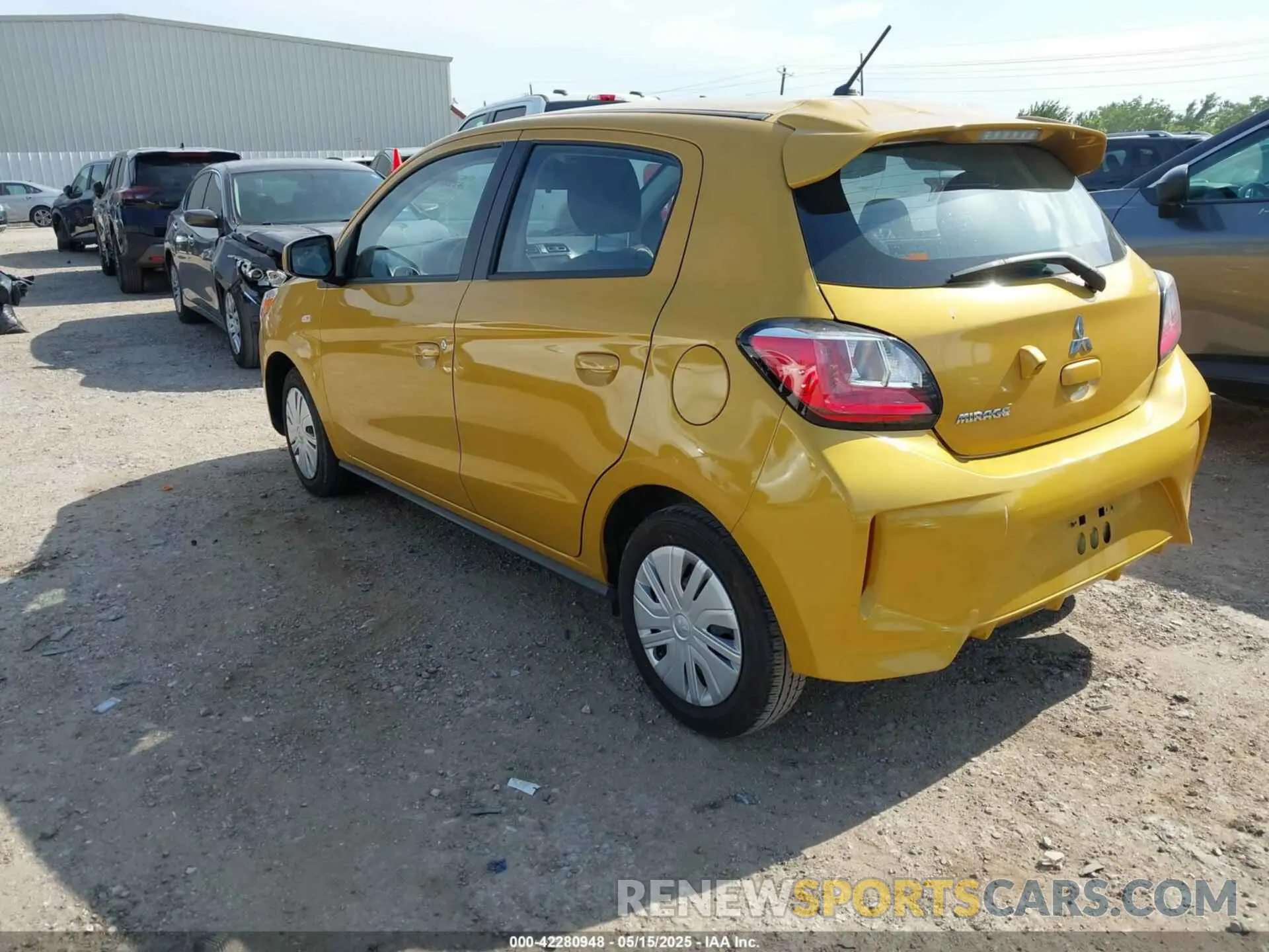 3 Фотография поврежденного автомобиля ML32AUHJ7RH006423 MITSUBISHI MIRAGE 2024