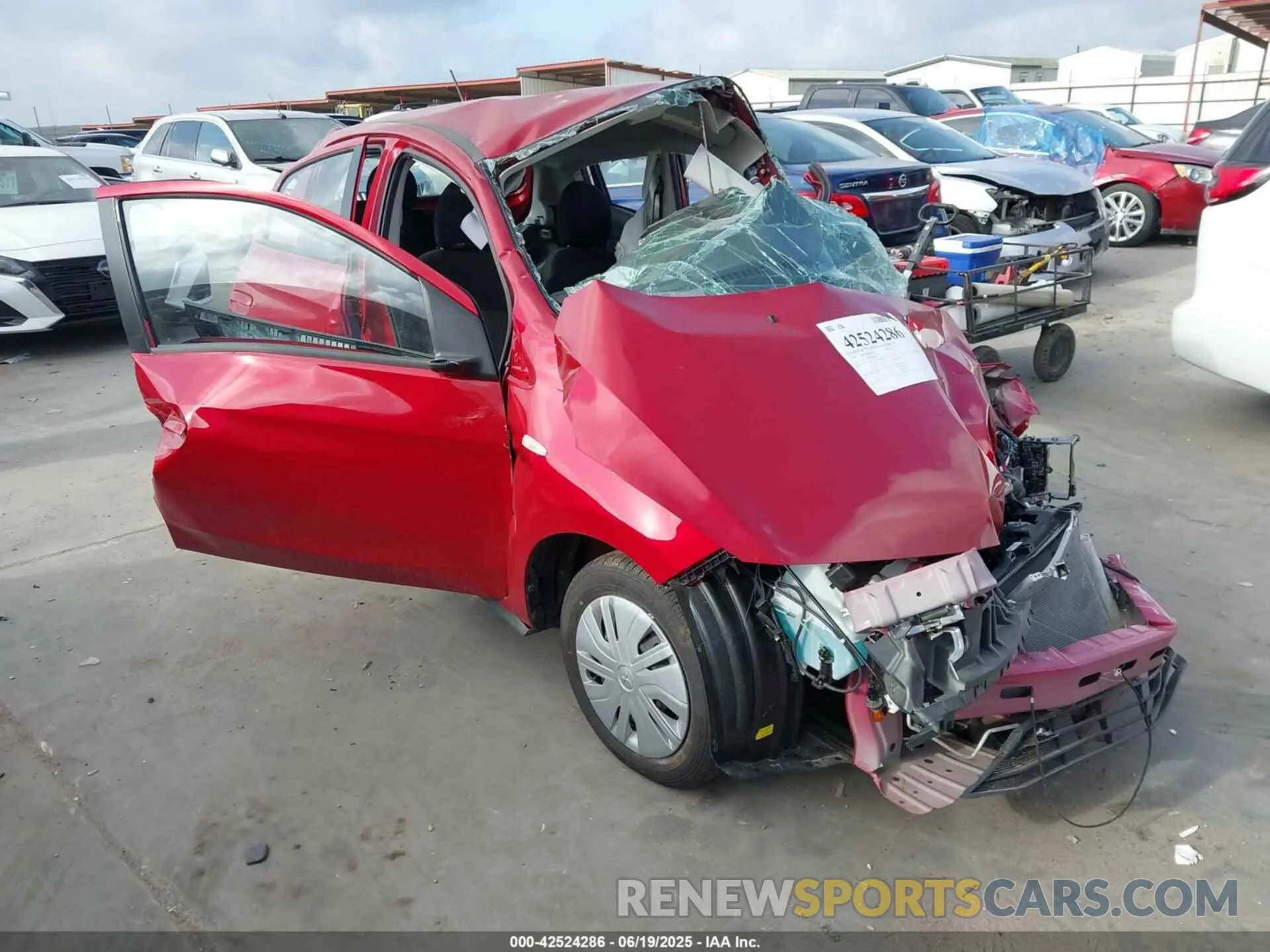 1 Фотография поврежденного автомобиля ML32AUHJ7RH036697 MITSUBISHI MIRAGE 2024