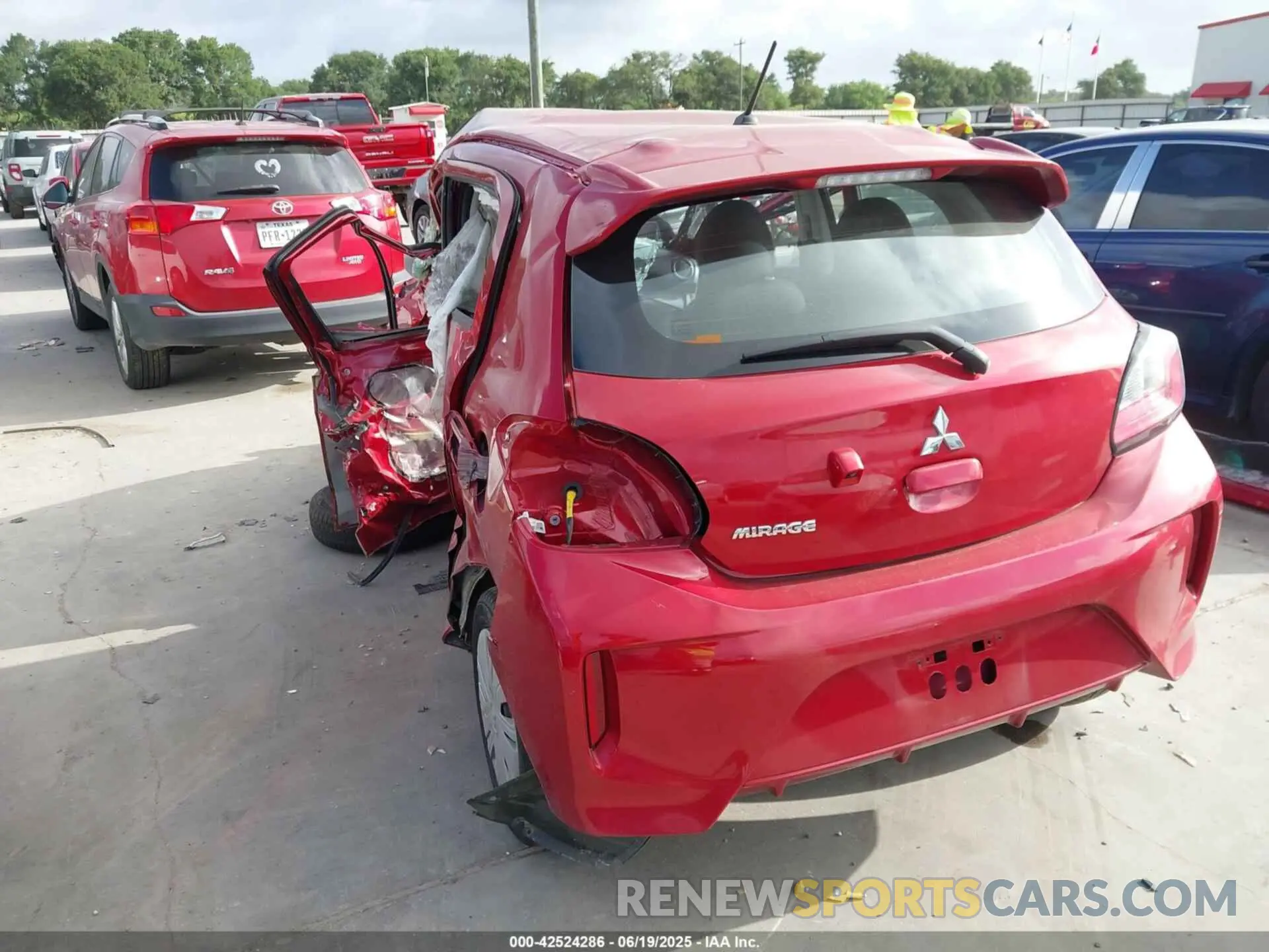 3 Фотография поврежденного автомобиля ML32AUHJ7RH036697 MITSUBISHI MIRAGE 2024
