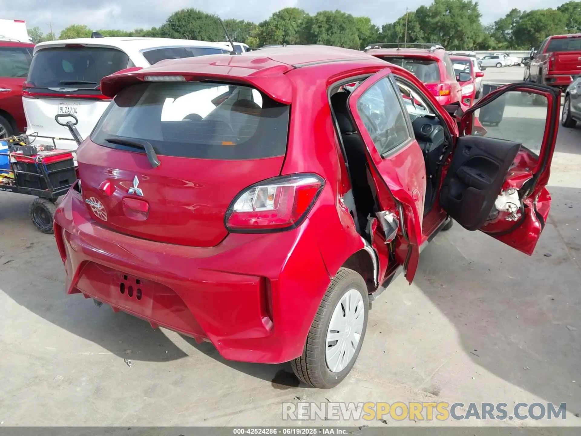 4 Фотография поврежденного автомобиля ML32AUHJ7RH036697 MITSUBISHI MIRAGE 2024