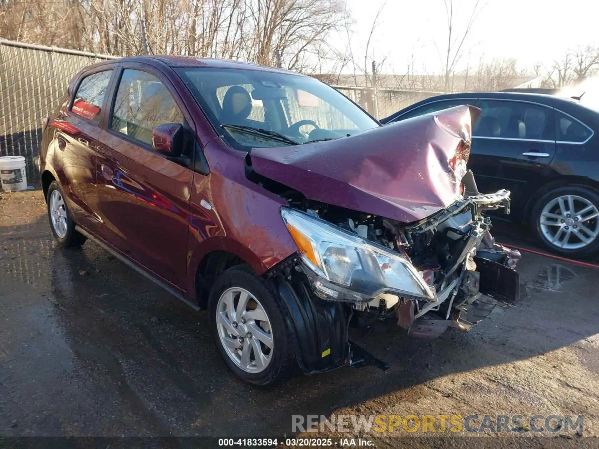 1 Photograph of a damaged car ML32AUHJ8RH000503 MITSUBISHI MIRAGE 2024