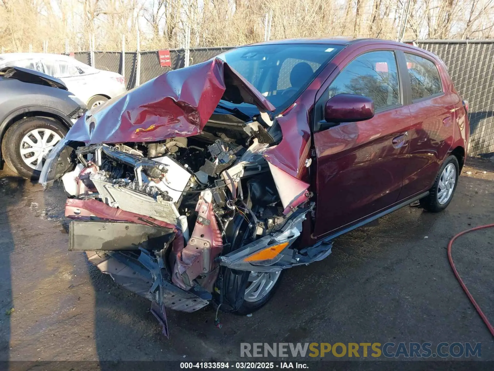 2 Photograph of a damaged car ML32AUHJ8RH000503 MITSUBISHI MIRAGE 2024