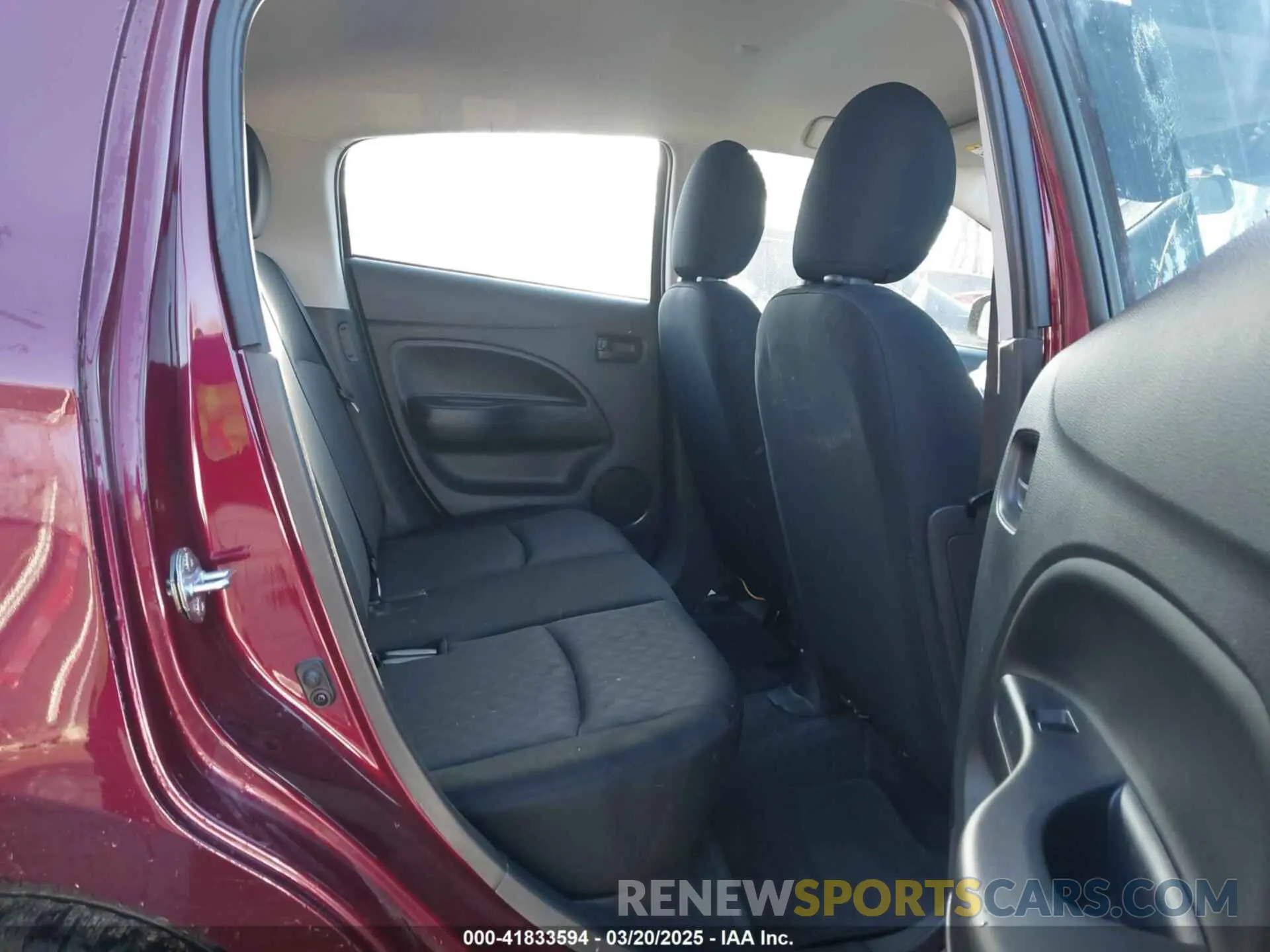 8 Photograph of a damaged car ML32AUHJ8RH000503 MITSUBISHI MIRAGE 2024