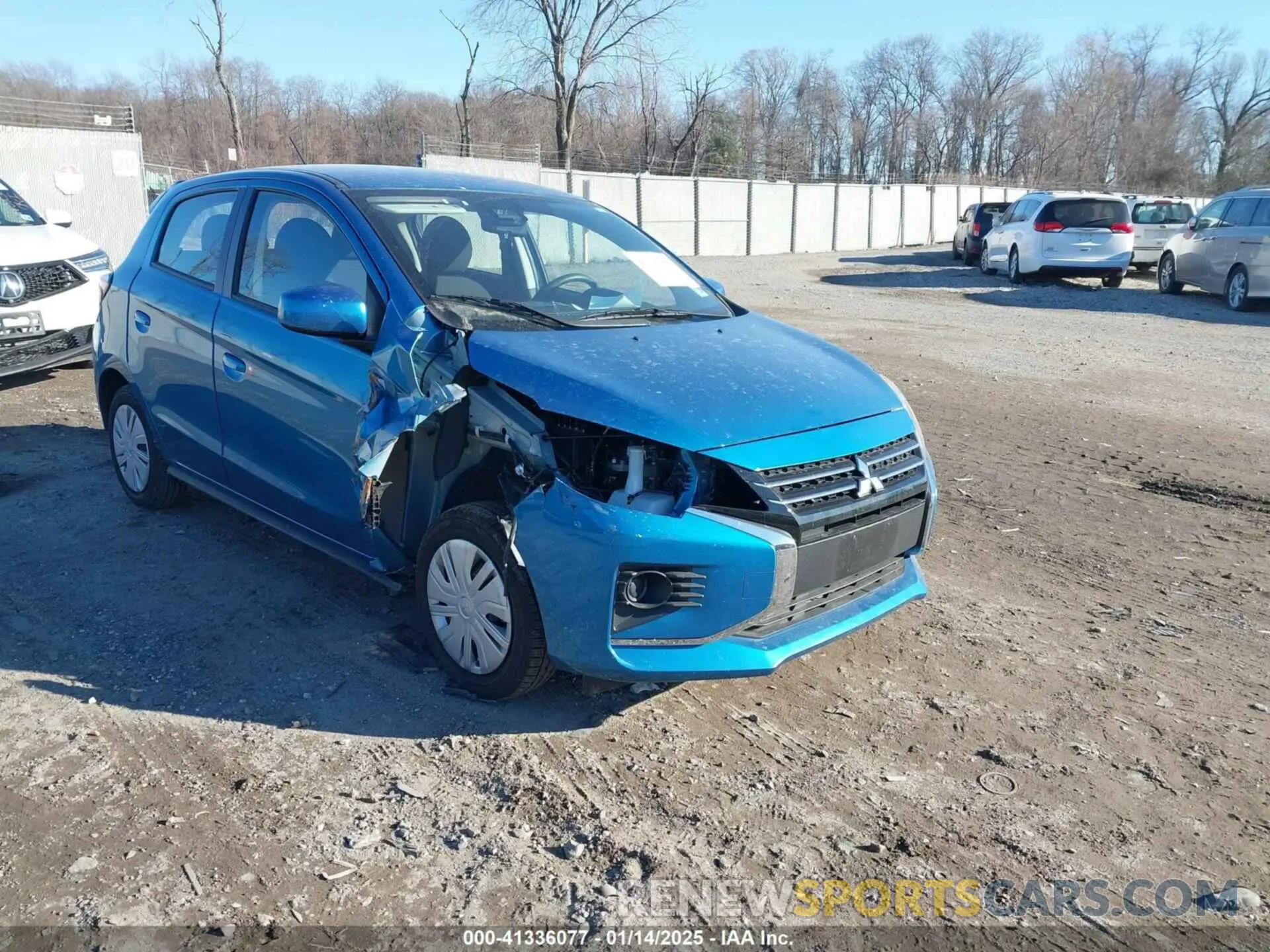 1 Photograph of a damaged car ML32AUHJ8RH008858 MITSUBISHI MIRAGE 2024