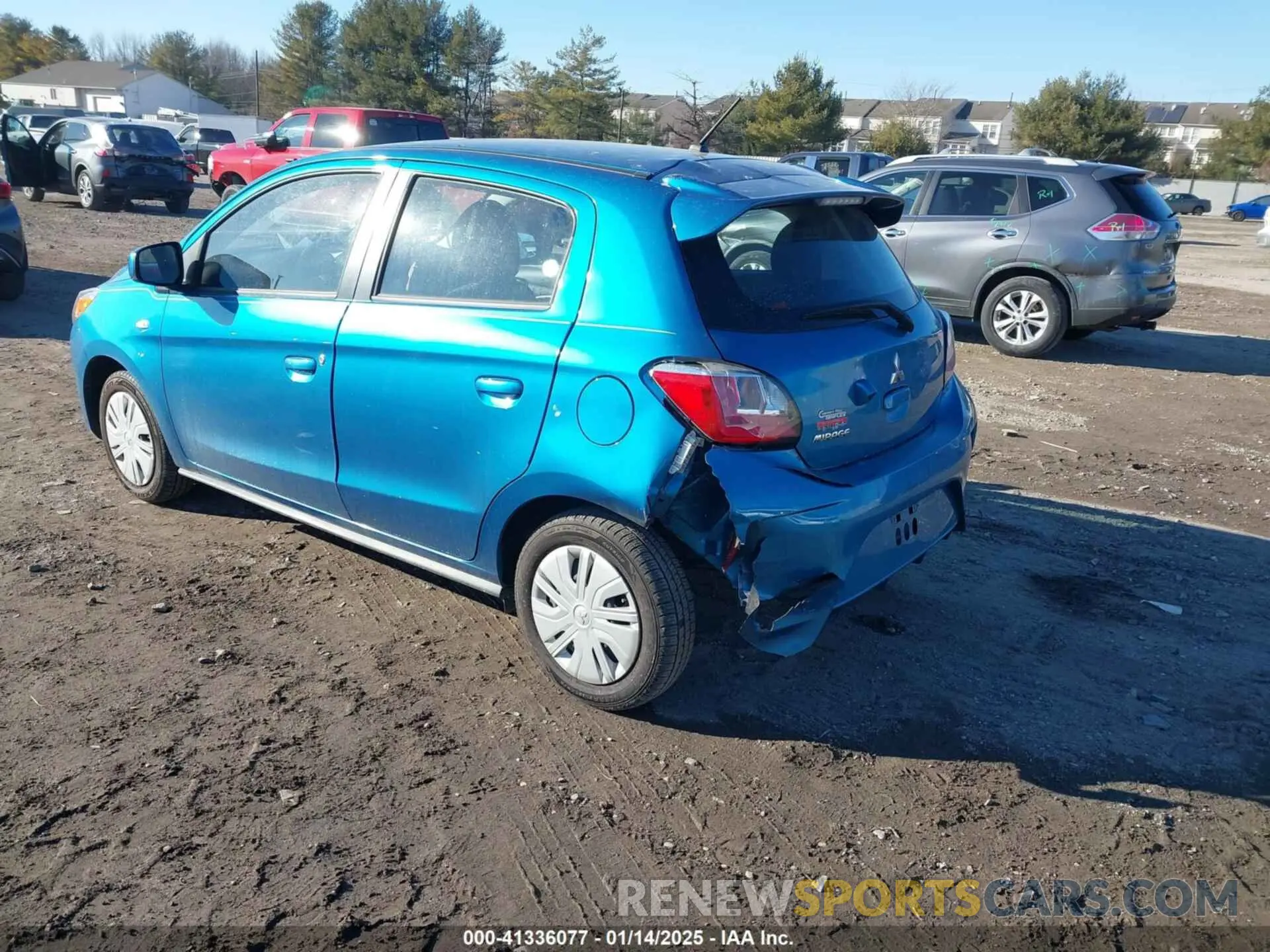3 Photograph of a damaged car ML32AUHJ8RH008858 MITSUBISHI MIRAGE 2024