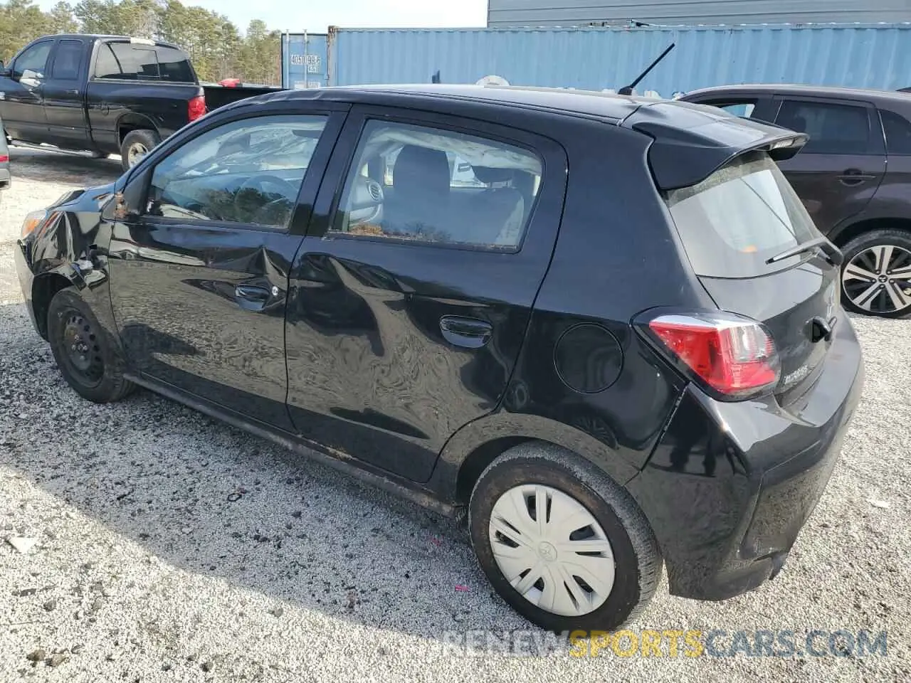 2 Фотография поврежденного автомобиля ML32AUHJ8RH010321 MITSUBISHI MIRAGE 2024