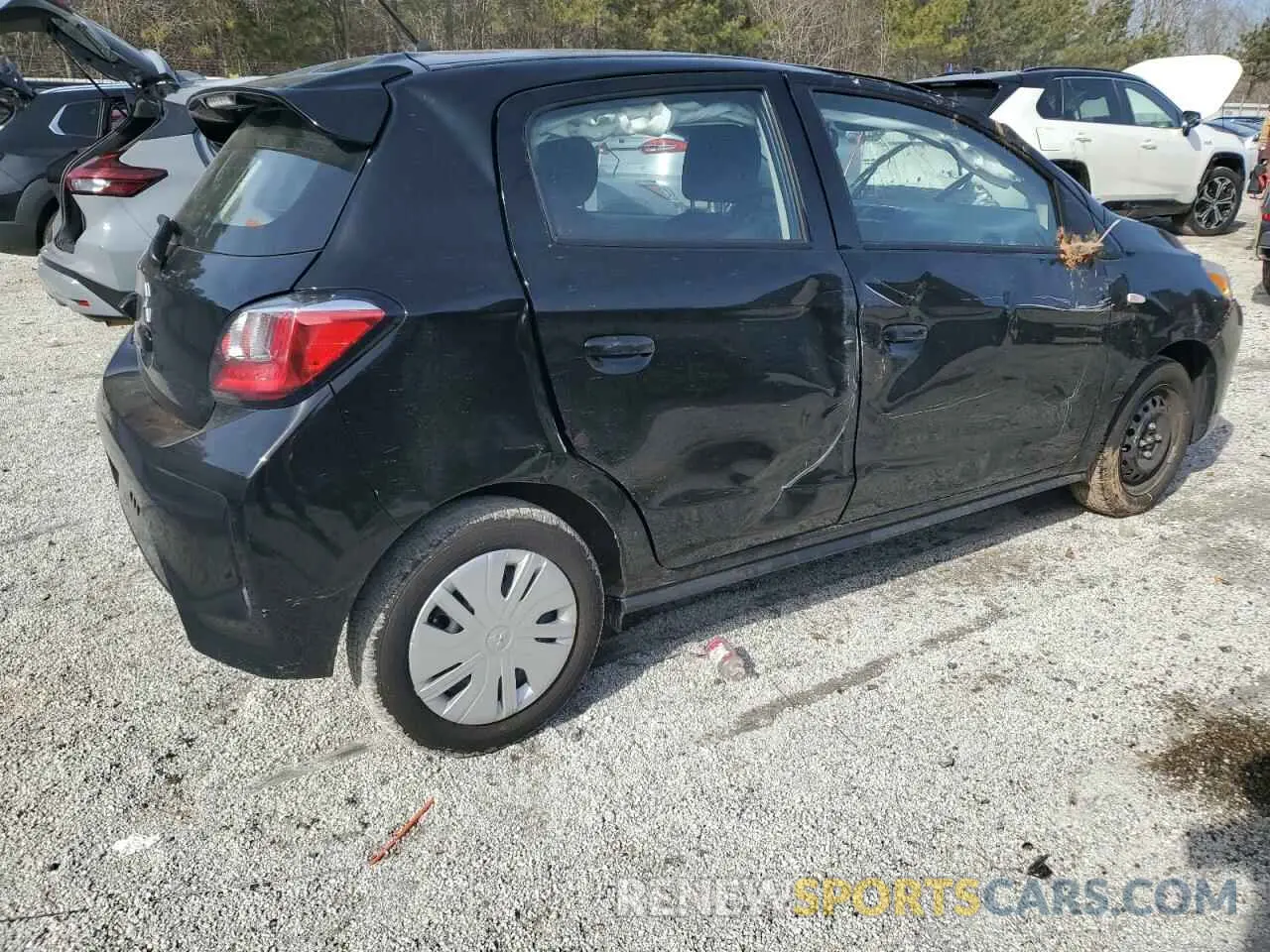 3 Фотография поврежденного автомобиля ML32AUHJ8RH010321 MITSUBISHI MIRAGE 2024