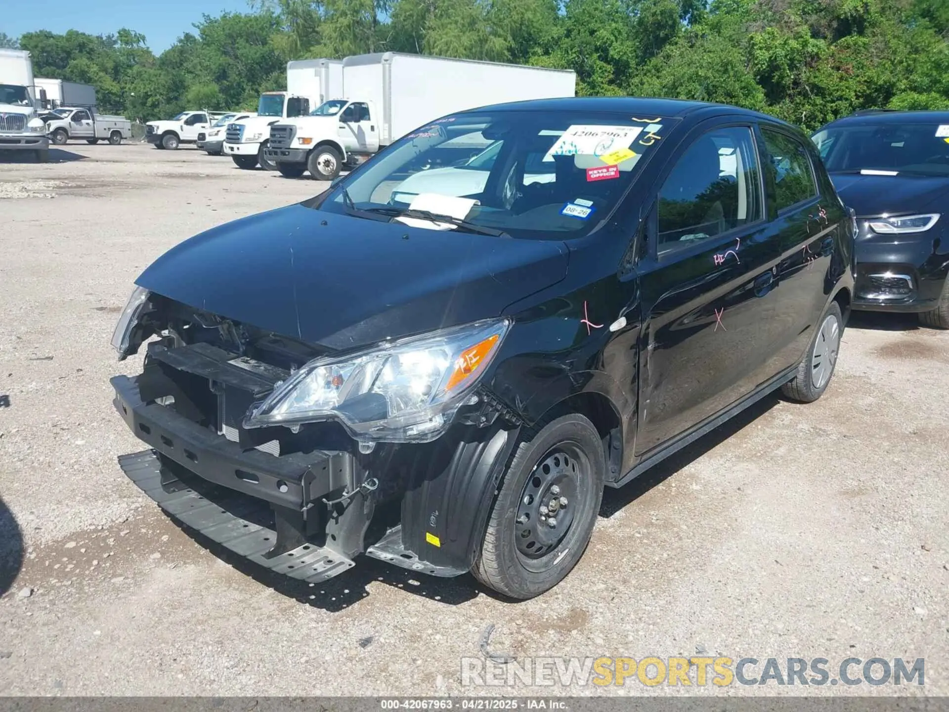 2 Фотография поврежденного автомобиля ML32AUHJ8RH021934 MITSUBISHI MIRAGE 2024