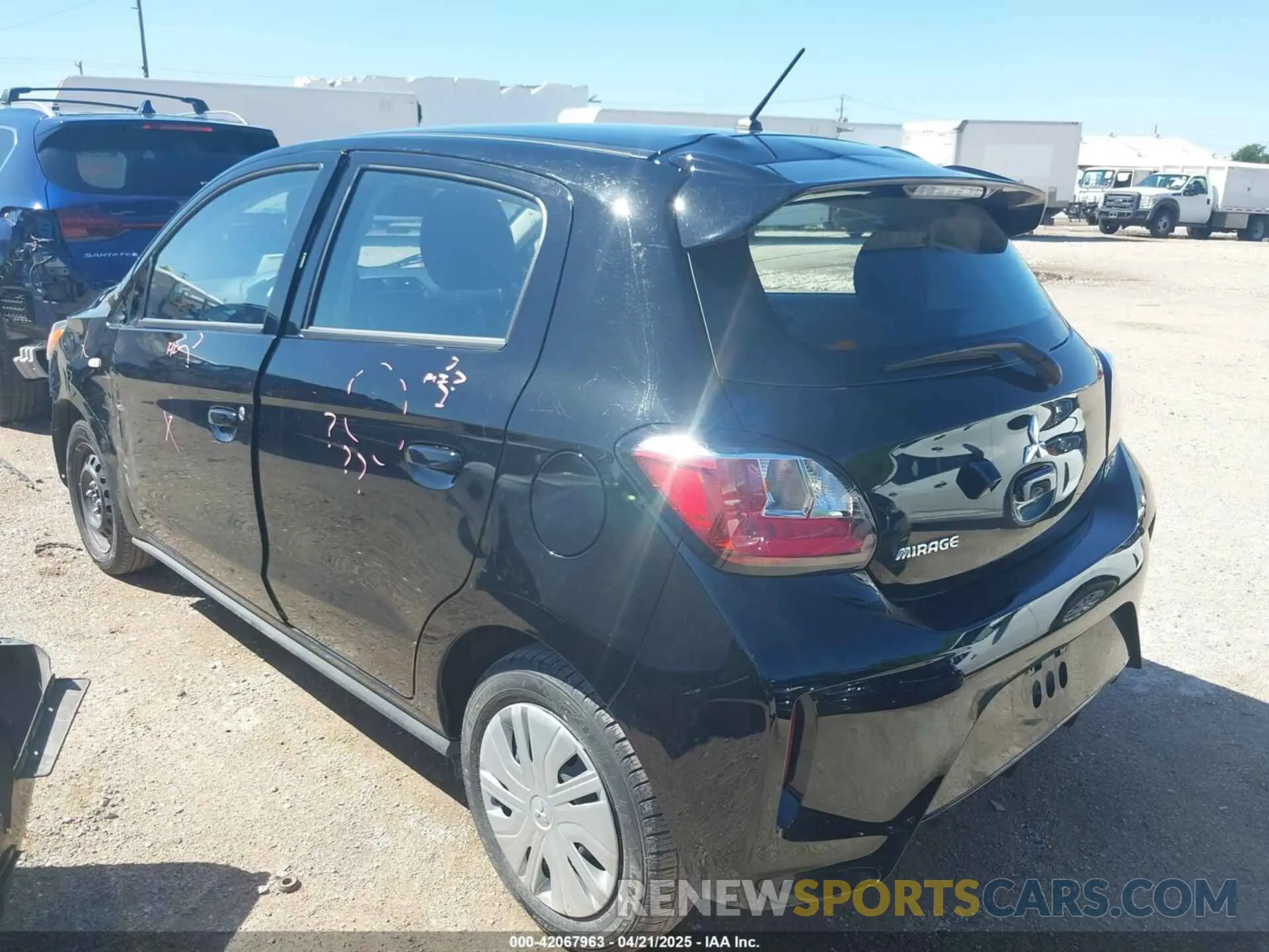 3 Фотография поврежденного автомобиля ML32AUHJ8RH021934 MITSUBISHI MIRAGE 2024