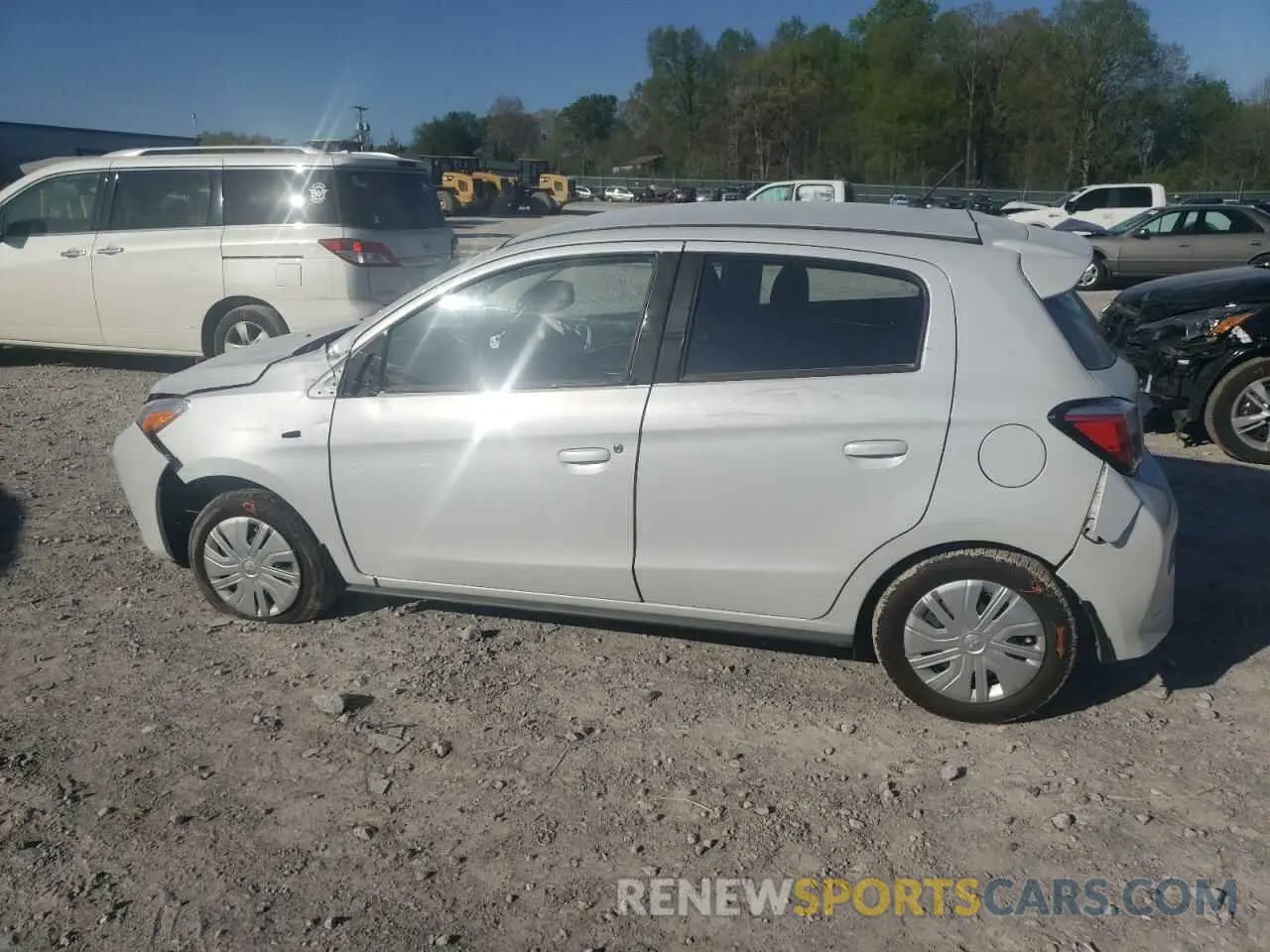 2 Photograph of a damaged car ML32AUHJ8RH023201 MITSUBISHI MIRAGE 2024