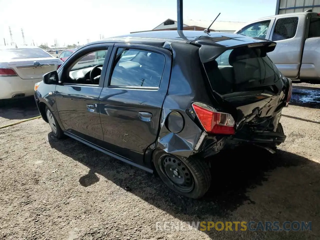 2 Фотография поврежденного автомобиля ML32AUHJ8RH026647 MITSUBISHI MIRAGE 2024