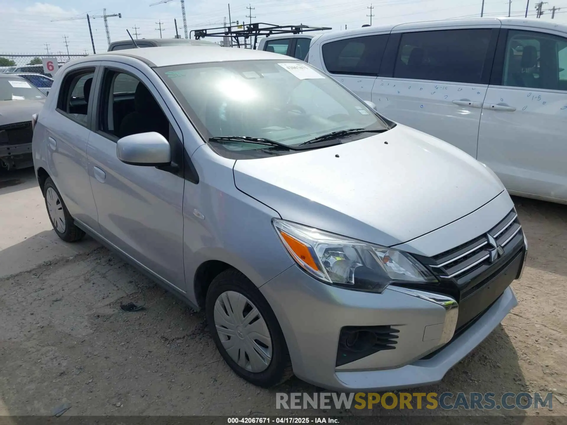 1 Фотография поврежденного автомобиля ML32AUHJ8RH027507 MITSUBISHI MIRAGE 2024