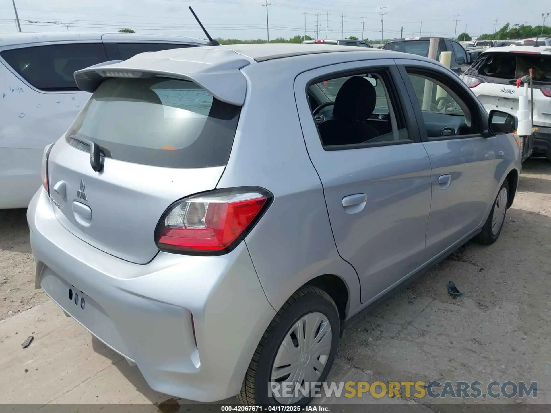 4 Фотография поврежденного автомобиля ML32AUHJ8RH027507 MITSUBISHI MIRAGE 2024