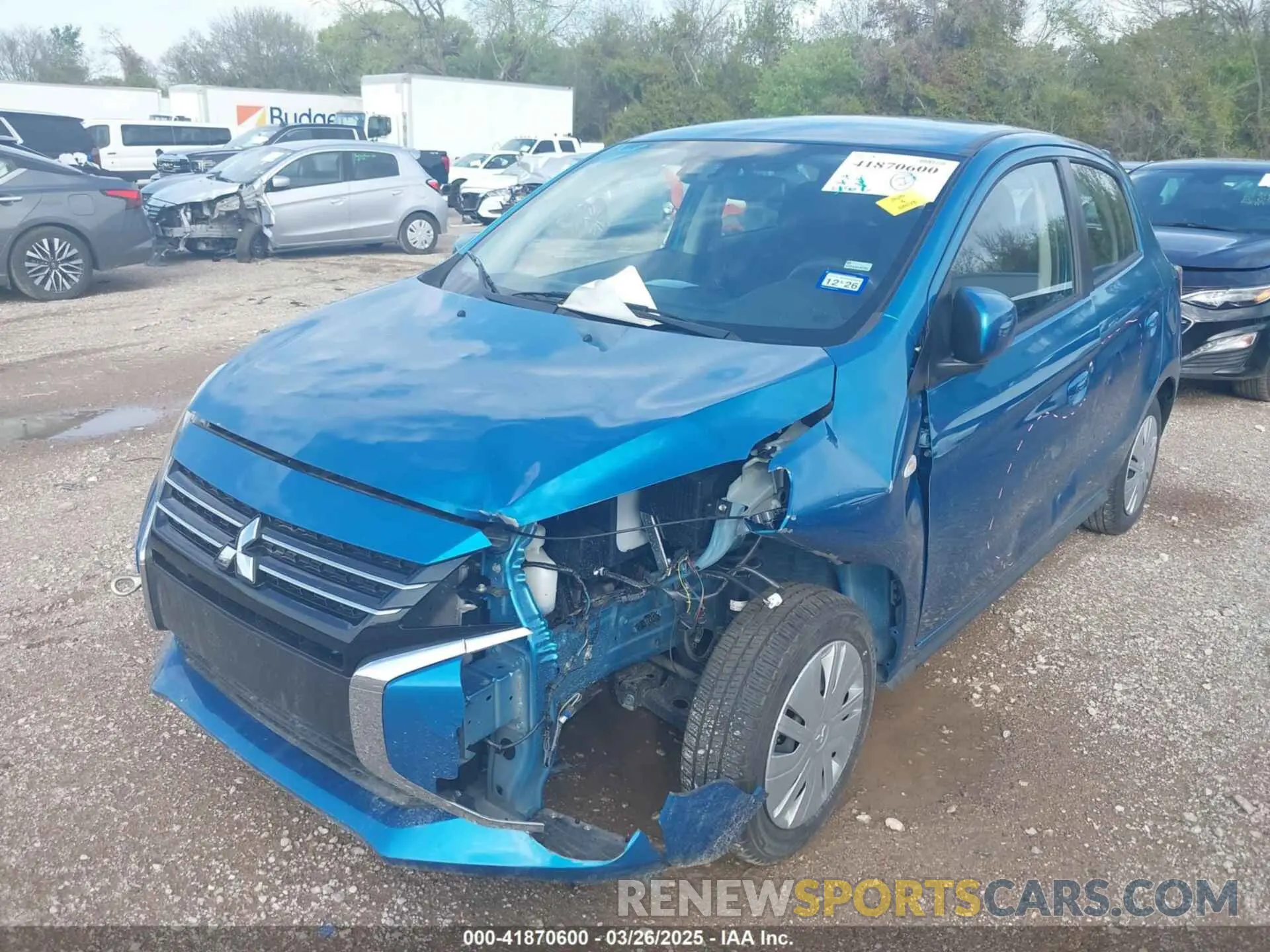 2 Photograph of a damaged car ML32AUHJ9RH024079 MITSUBISHI MIRAGE 2024