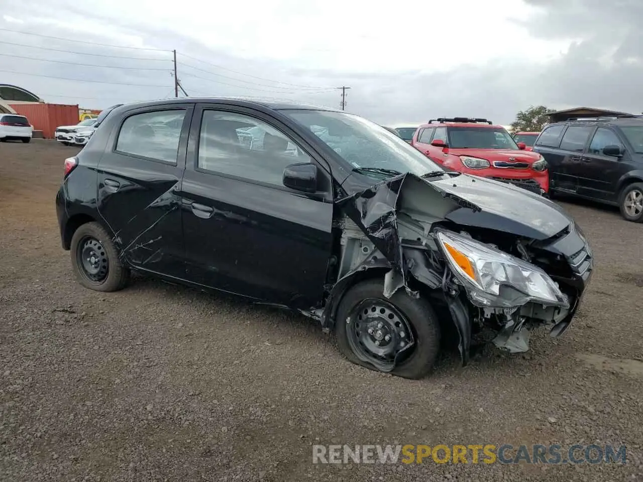 4 Photograph of a damaged car ML32AUHJ9RH029346 MITSUBISHI MIRAGE 2024