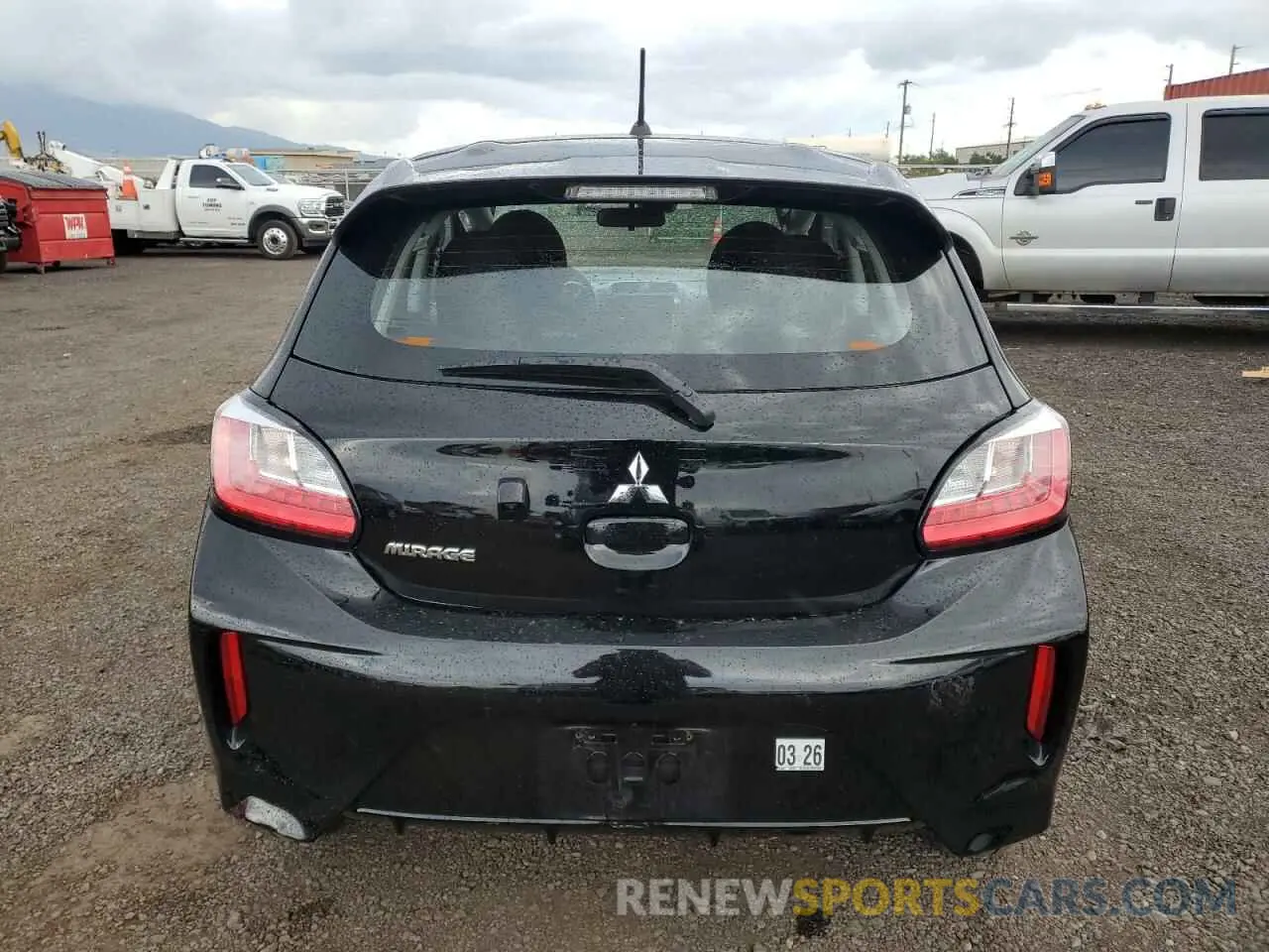 6 Photograph of a damaged car ML32AUHJ9RH029346 MITSUBISHI MIRAGE 2024
