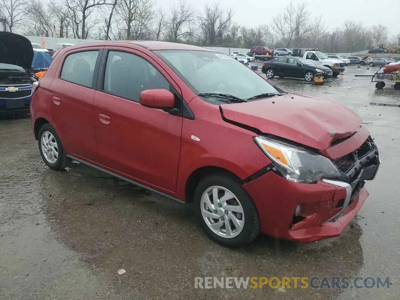 4 Photograph of a damaged car ML32AUHJXRH009199 MITSUBISHI MIRAGE 2024