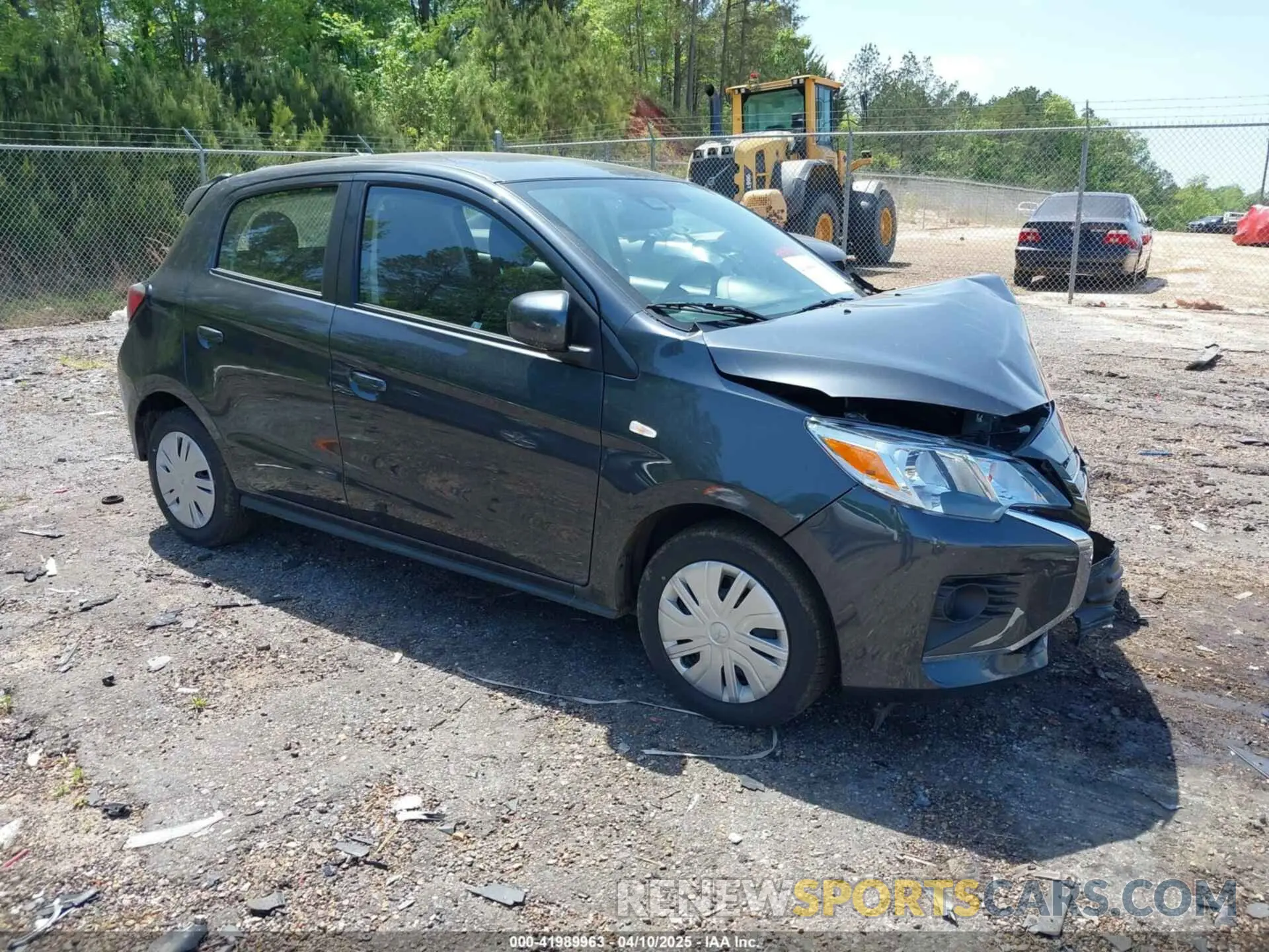 1 Photograph of a damaged car ML32AUHJXRH018744 MITSUBISHI MIRAGE 2024