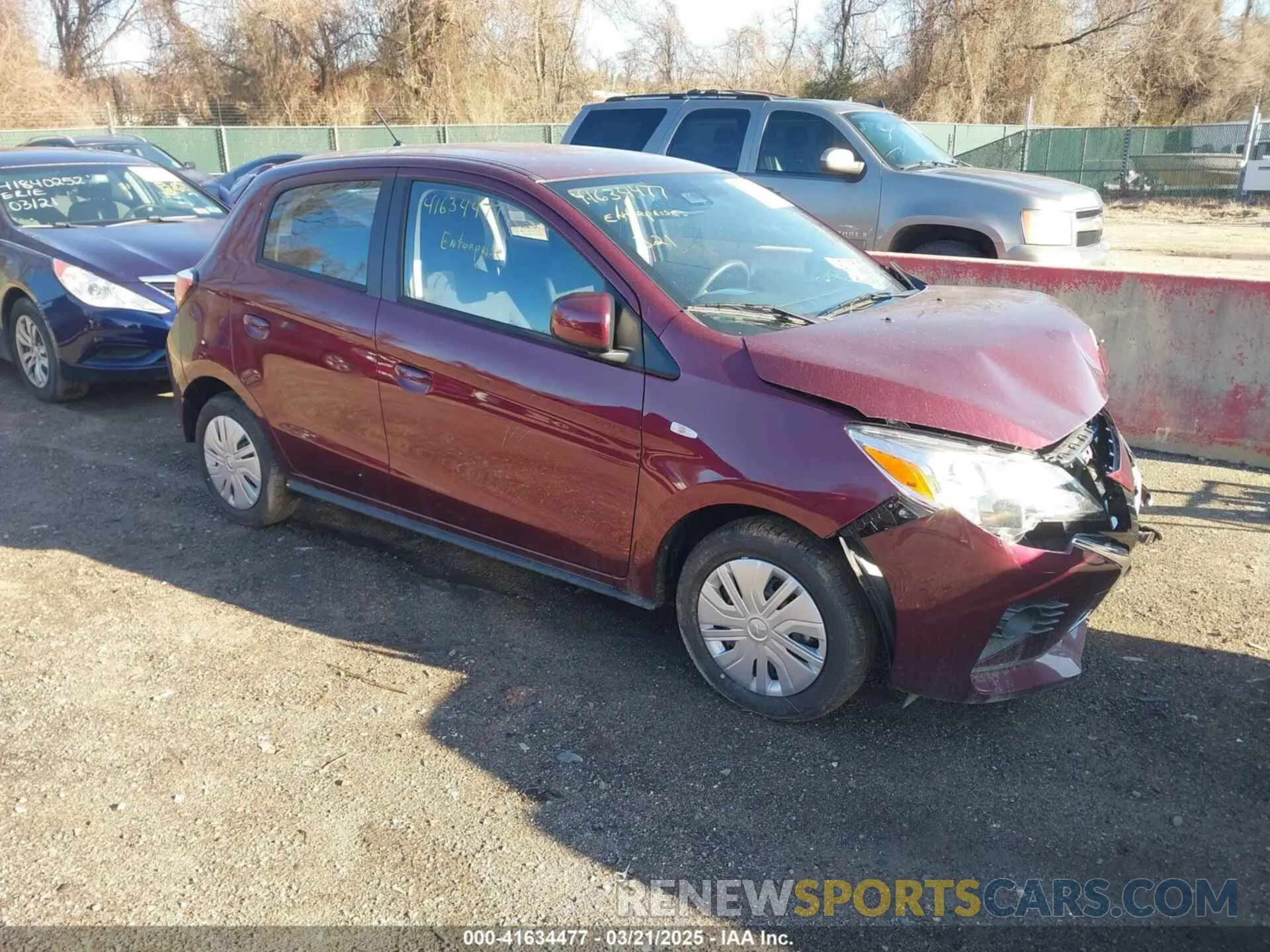 1 Photograph of a damaged car ML32AUHJXRH036273 MITSUBISHI MIRAGE 2024