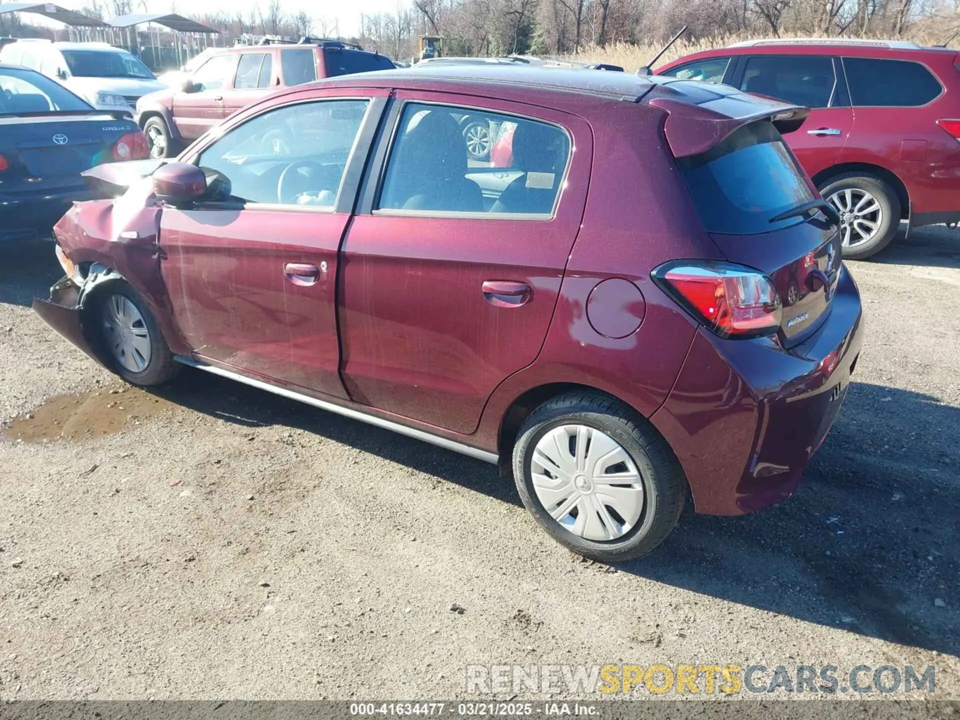 3 Photograph of a damaged car ML32AUHJXRH036273 MITSUBISHI MIRAGE 2024
