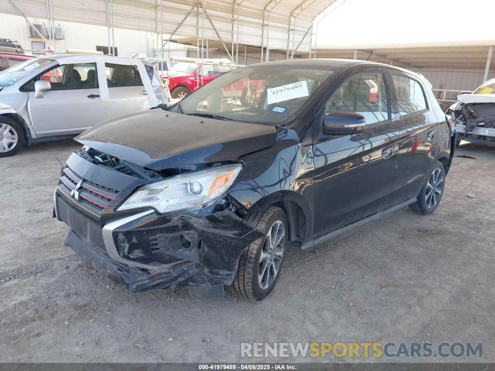 2 Photograph of a damaged car ML32AWHJ1RH007708 MITSUBISHI MIRAGE 2024