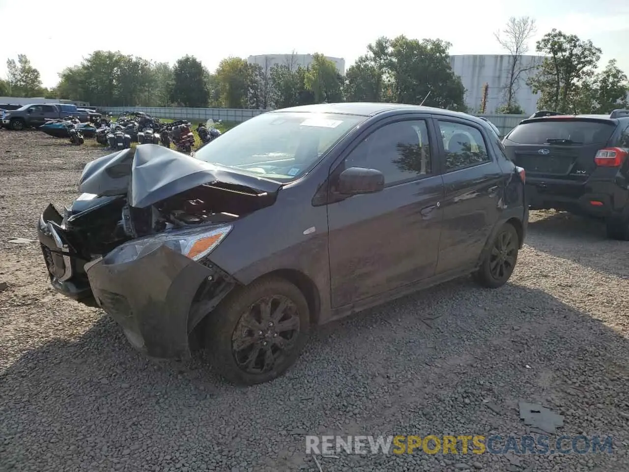 1 Photograph of a damaged car ML32AWHJ4RH005242 MITSUBISHI MIRAGE 2024