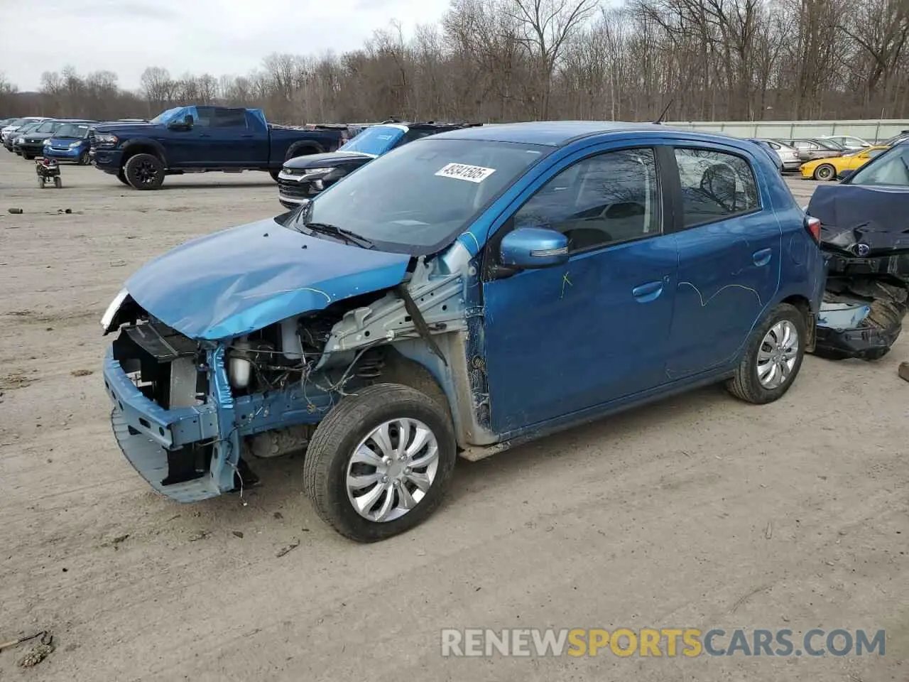 1 Photograph of a damaged car ML32AWHJ7RH000908 MITSUBISHI MIRAGE 2024