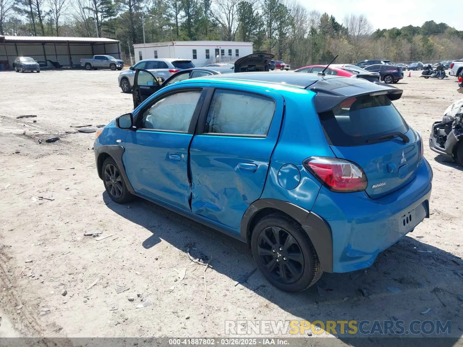 3 Photograph of a damaged car ML32AWHJ9RH006256 MITSUBISHI MIRAGE 2024