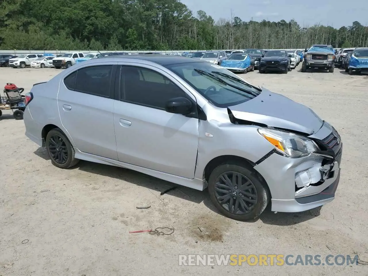 4 Photograph of a damaged car ML32FUFJ0RHF03580 MITSUBISHI MIRAGE 2024