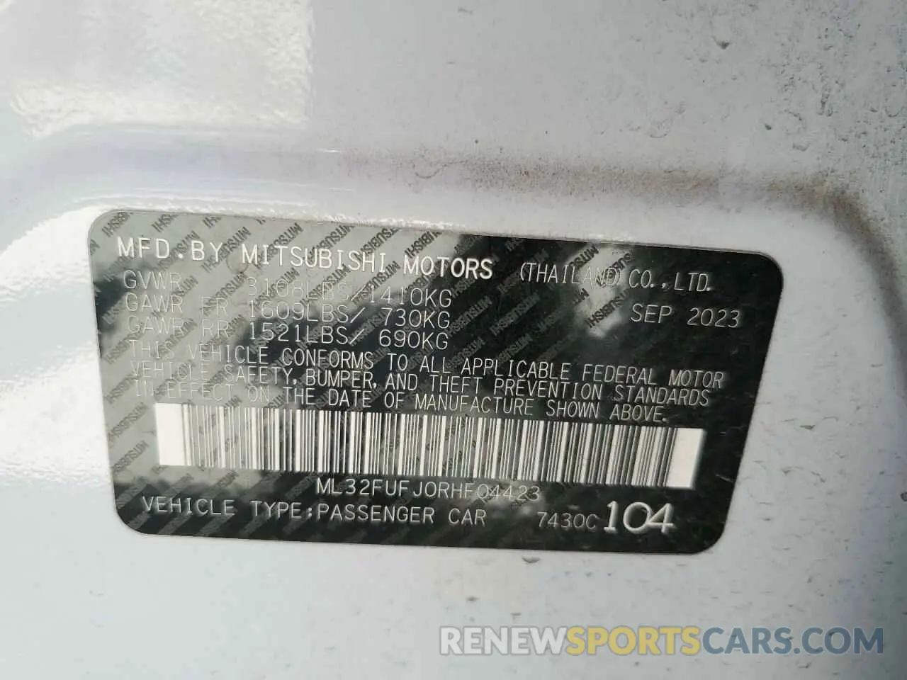 12 Фотография поврежденного автомобиля ML32FUFJ0RHF04423 MITSUBISHI MIRAGE 2024