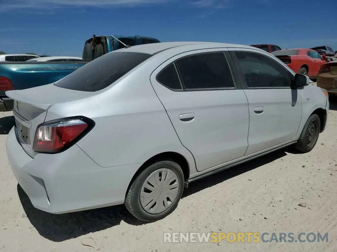 3 Фотография поврежденного автомобиля ML32FUFJ0RHF04423 MITSUBISHI MIRAGE 2024