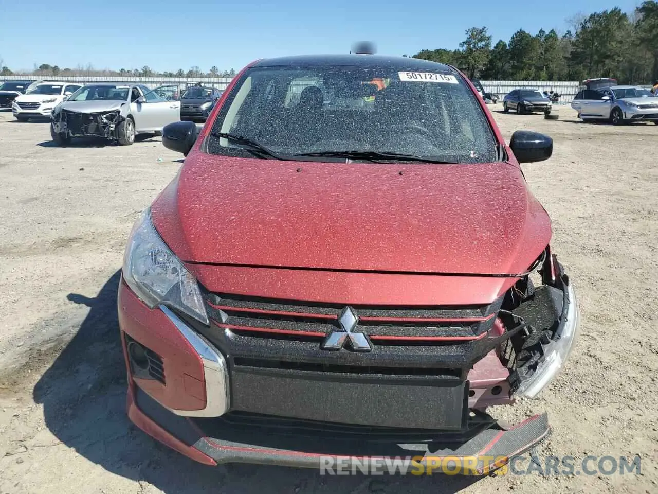 5 Photograph of a damaged car ML32FUFJ0RHF06107 MITSUBISHI MIRAGE 2024