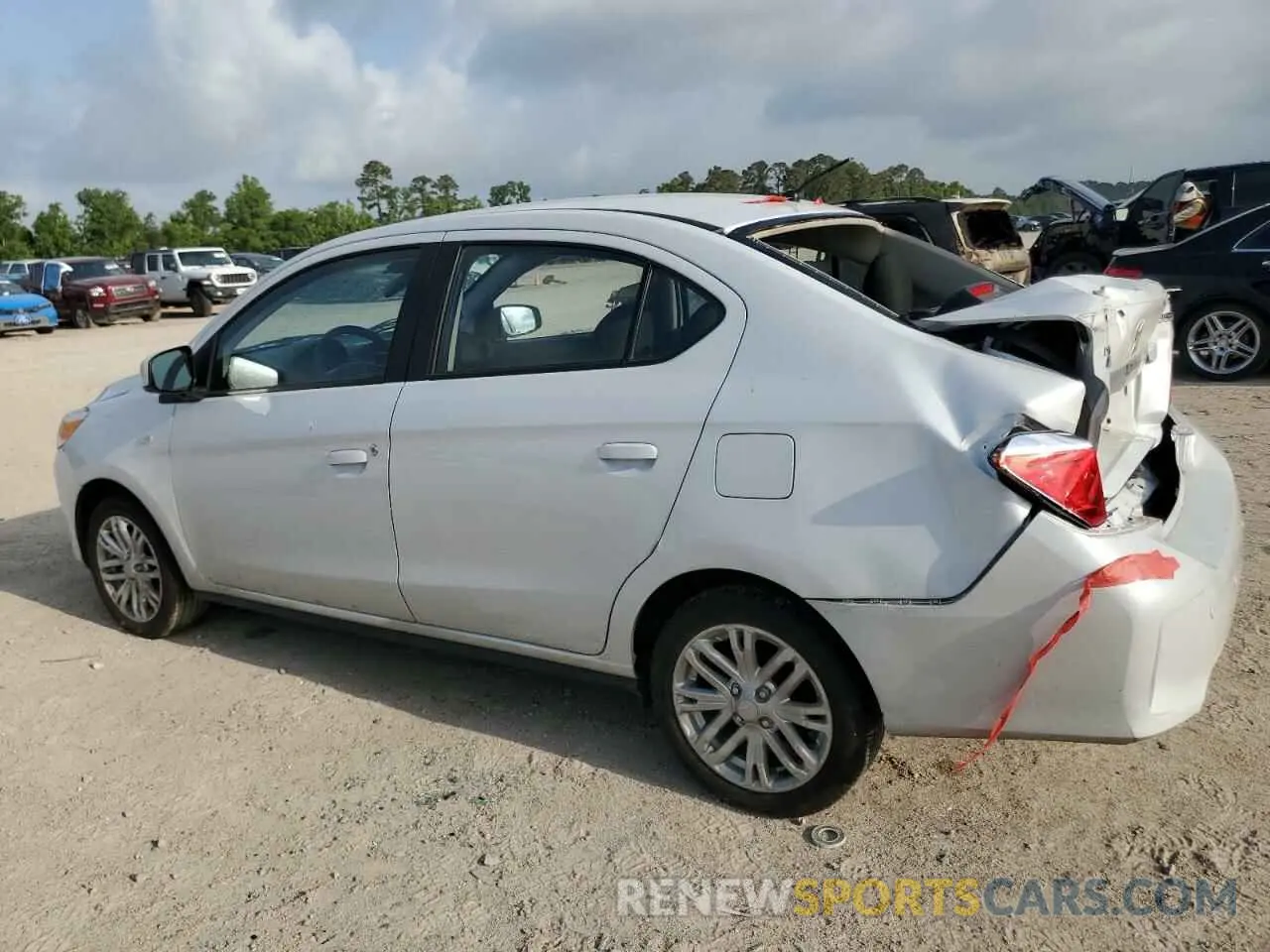 2 Photograph of a damaged car ML32FUFJ0RHF07175 MITSUBISHI MIRAGE 2024