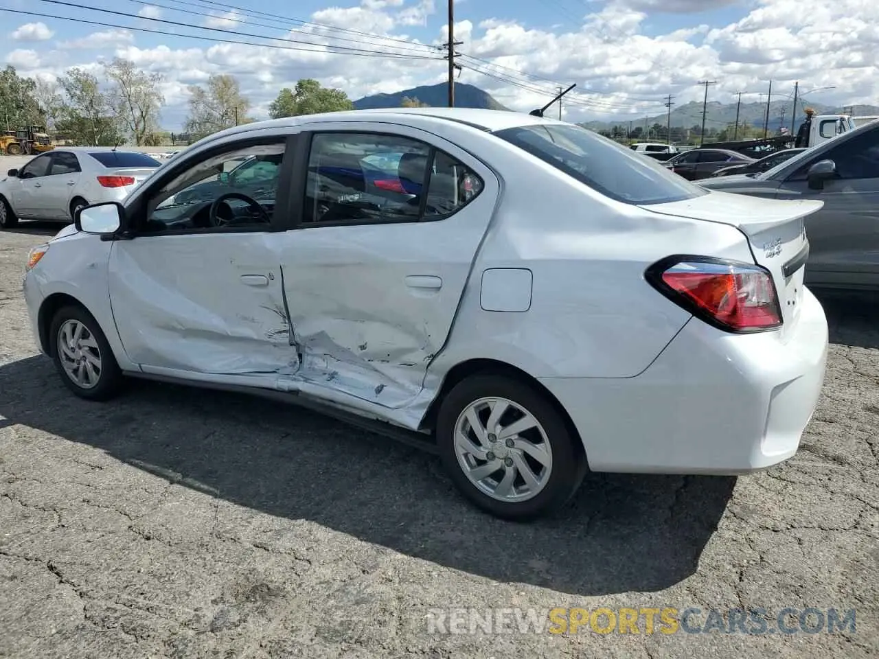 2 Фотография поврежденного автомобиля ML32FUFJ1RHF01241 MITSUBISHI MIRAGE 2024