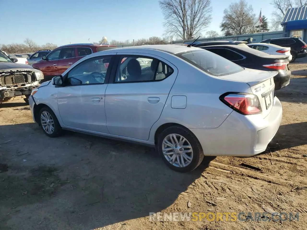 2 Фотография поврежденного автомобиля ML32FUFJ2RHF03726 MITSUBISHI MIRAGE 2024