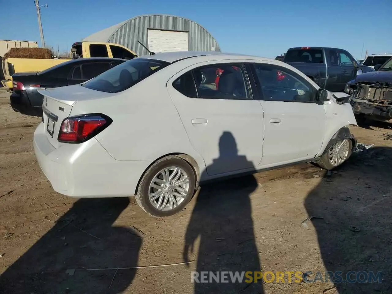 3 Фотография поврежденного автомобиля ML32FUFJ2RHF03726 MITSUBISHI MIRAGE 2024