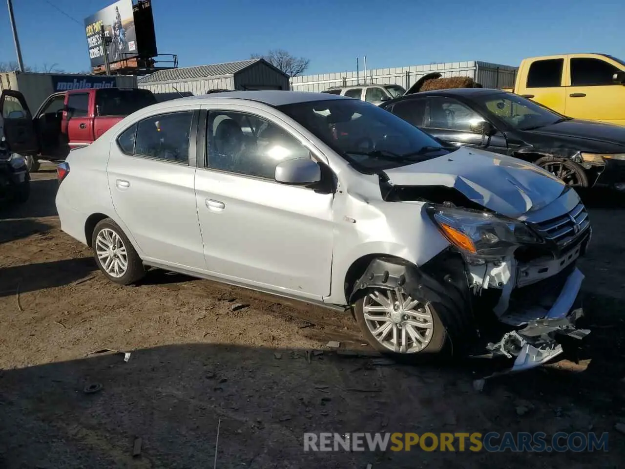 4 Фотография поврежденного автомобиля ML32FUFJ2RHF03726 MITSUBISHI MIRAGE 2024