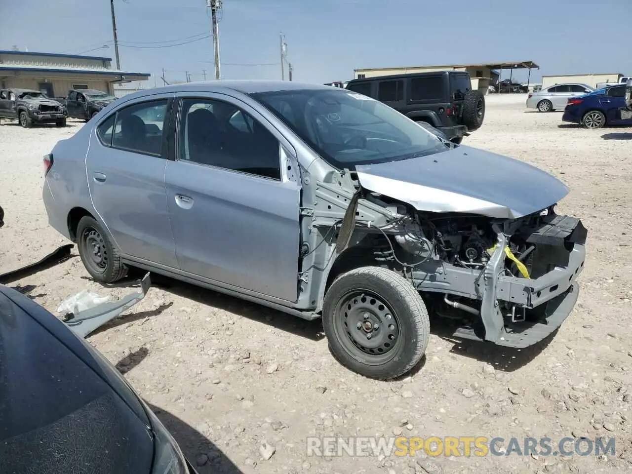 4 Фотография поврежденного автомобиля ML32FUFJ3RHF03802 MITSUBISHI MIRAGE 2024
