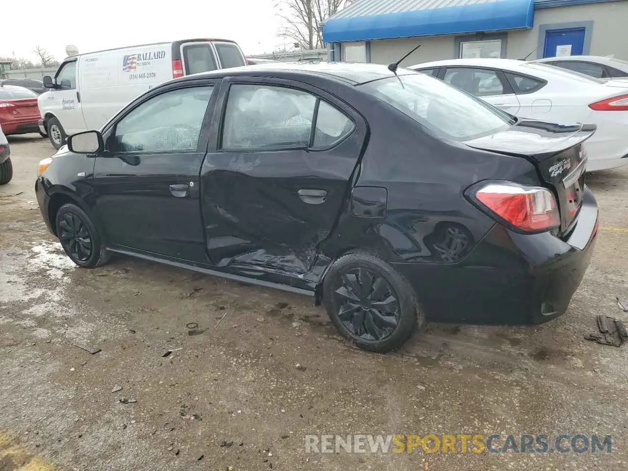 2 Фотография поврежденного автомобиля ML32FUFJ3RHF06375 MITSUBISHI MIRAGE 2024