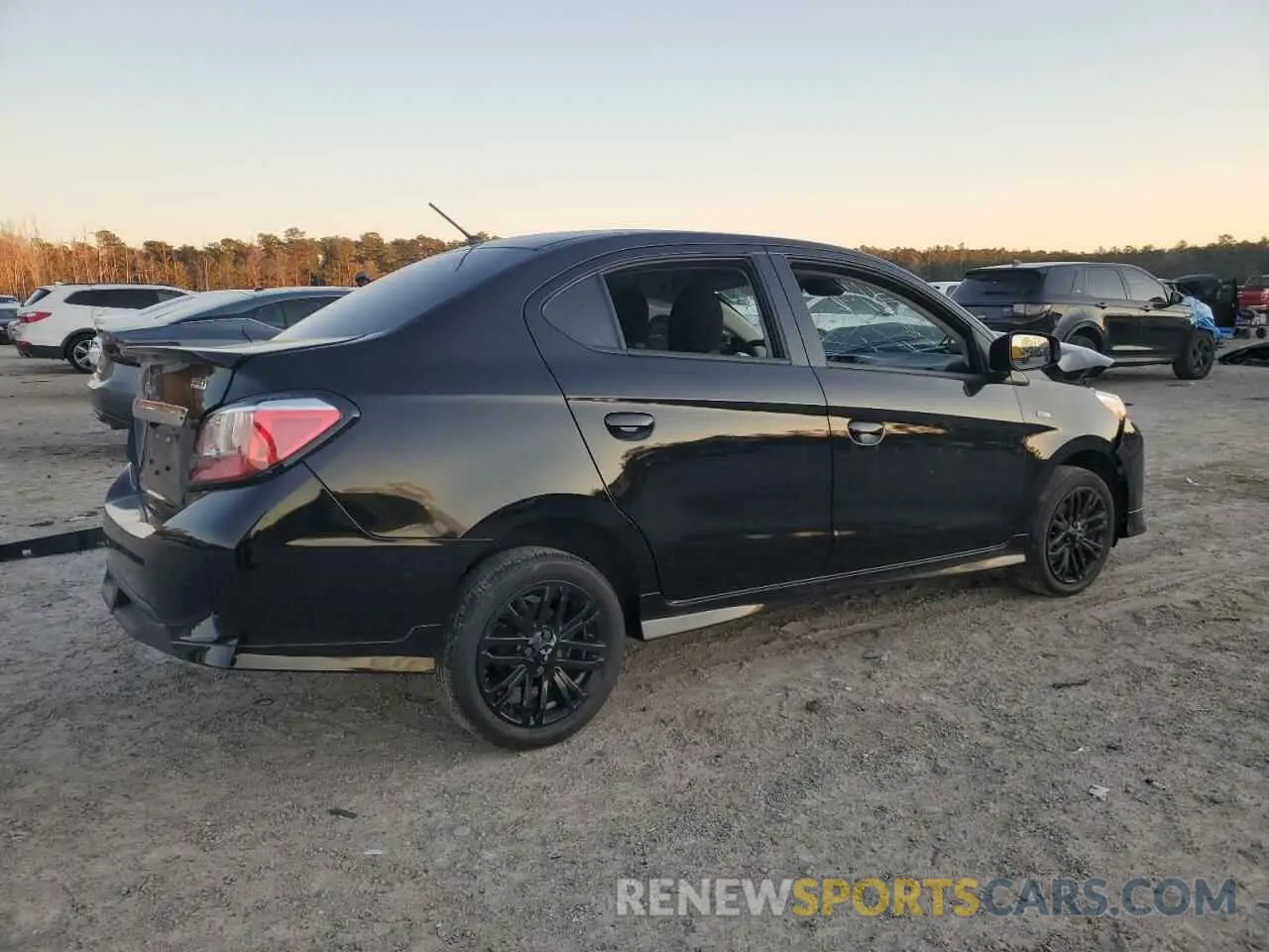 3 Photograph of a damaged car ML32FUFJ3RHF06683 MITSUBISHI MIRAGE 2024
