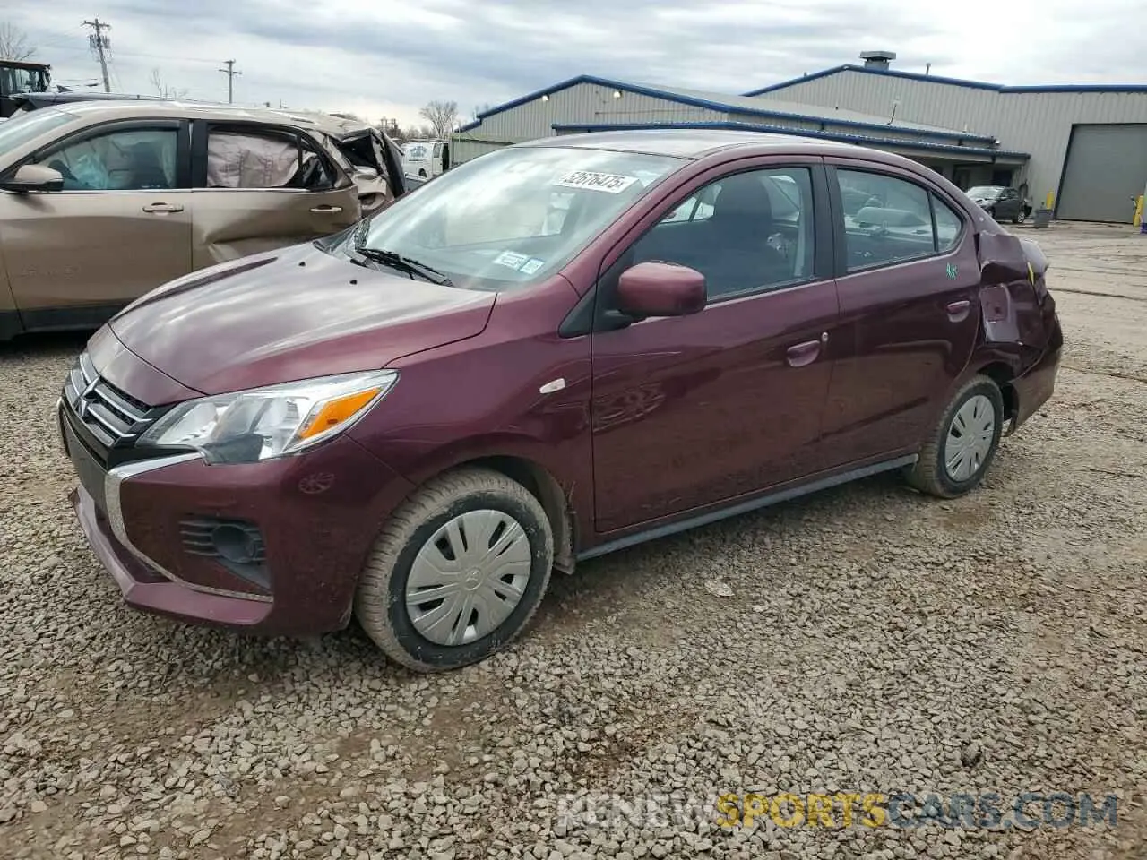 1 Фотография поврежденного автомобиля ML32FUFJ4RHF00763 MITSUBISHI MIRAGE 2024
