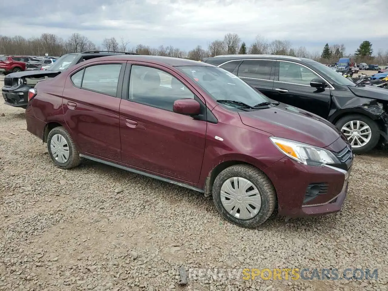 4 Фотография поврежденного автомобиля ML32FUFJ4RHF00763 MITSUBISHI MIRAGE 2024