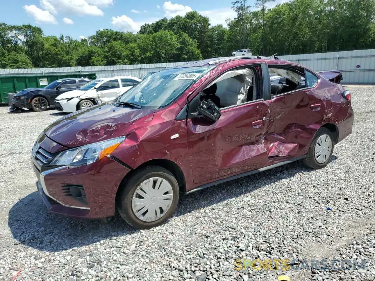 1 Фотография поврежденного автомобиля ML32FUFJ4RHF15912 MITSUBISHI MIRAGE 2024