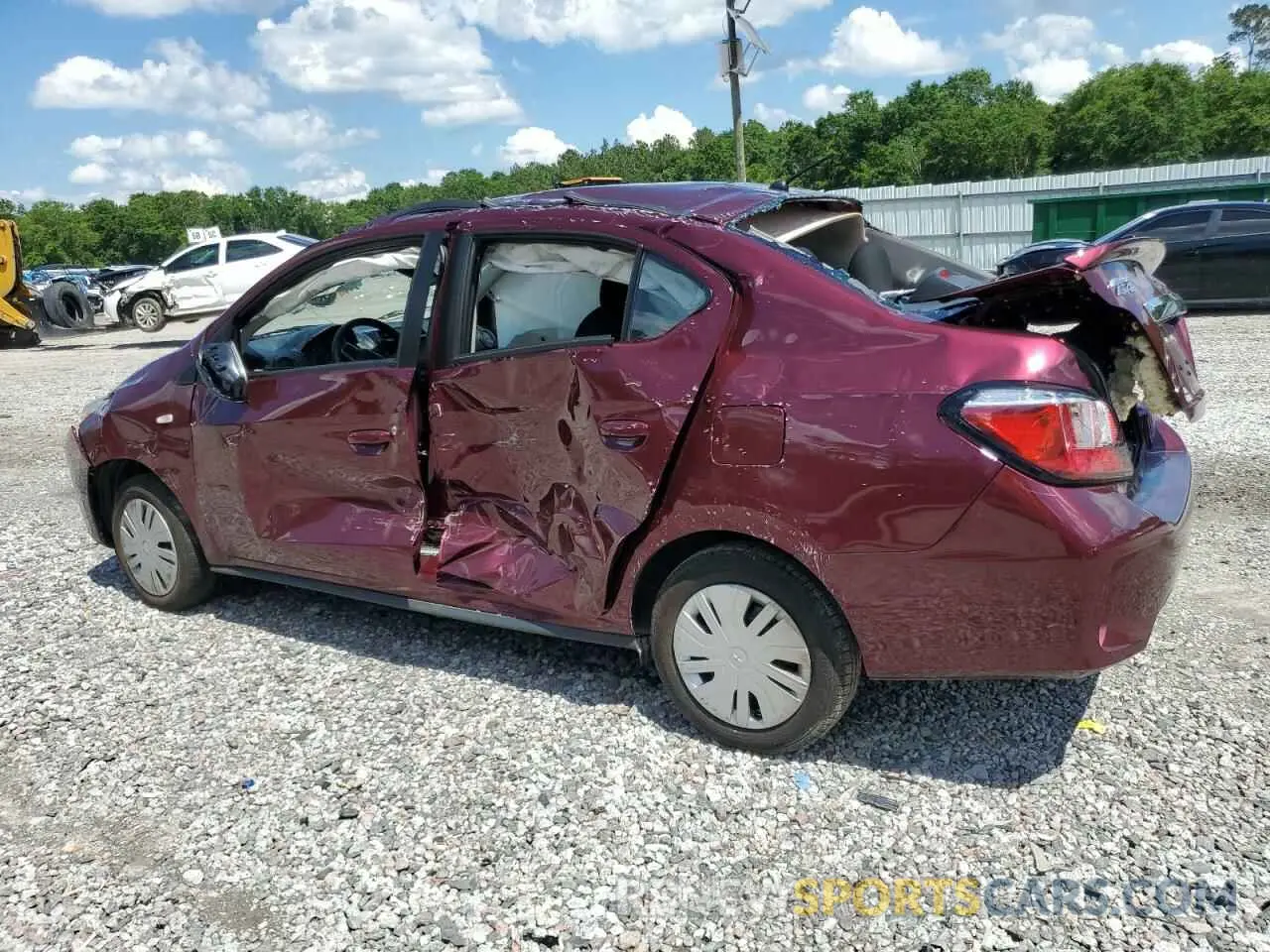 2 Фотография поврежденного автомобиля ML32FUFJ4RHF15912 MITSUBISHI MIRAGE 2024