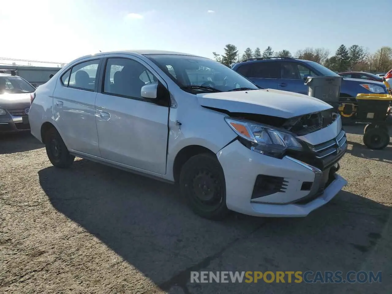 4 Photograph of a damaged car ML32FUFJ6RHF05821 MITSUBISHI MIRAGE 2024