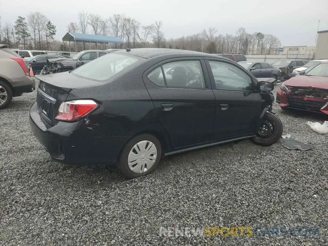 3 Фотография поврежденного автомобиля ML32FUFJ6RHF10050 MITSUBISHI MIRAGE 2024